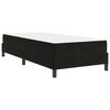 vidaXL Boxspringbett mit Matratze Schwarz 100 x 200 cm Stoff