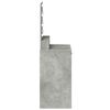 vidaXL Schminktisch Beton Grau 50 x 41 x 135 cm Holzwerkstoff