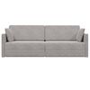 vidaXL Boden-Sofa-Bett 200cm Hellgrau Samt