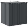 vidaXL Gartenlagerbox Schwarz 101,5 x 82 x 100 cm Stahl