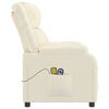 vidaXL Massagesessel mit Aufstehhilfe Creme Kunstleder
