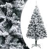 vidaXL K&uuml;nstlicher Weihnachtsbaum Beschneit Gr&uuml;n 300 cm PVC