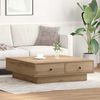vidaXL Couchtisch Artisan-Eiche 90 x 90 x 28 cm Holzwerkstoff