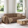 vidaXL 3-Sitzer-Sofa Braun 180 cm Stoff