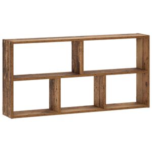 vidaXL Wandregal Altholz 102 x 17 x 50 cm Holzwerkstoff