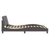 vidaXL Bettgestell ohne Matratze "Zadar" Grau 160x200 cm Kunstleder