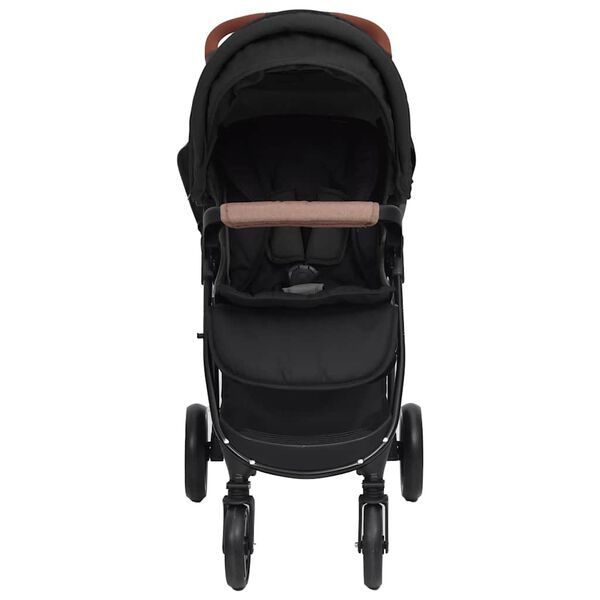 vidaXL 2-in-1 Kinderwagen Anthrazit Stahl