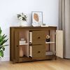 vidaXL Sideboard Honigbraun 100x35x74 cm Massivholz Kiefer