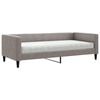 vidaXL Tagesbett mit Matratze Taupe 90x200 cm Stoff