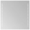 vidaXL LED-Badspiegel 30x30 cm