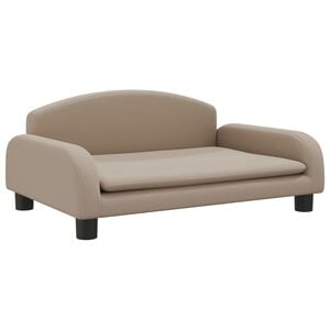 vidaXL Kindersofa Cappuccino 70x45x30 cm Kunstleder