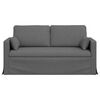 vidaXL Sofa Dunkelgrau Gesamtabmessungen: 158 x 78 x 80 cm (B x T x H)