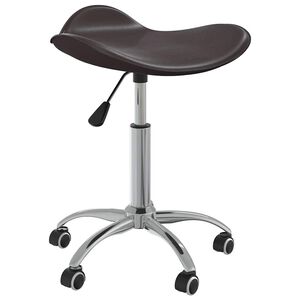 vidaXL B&uuml;rostuhl Braun Kunstleder