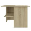 vidaXL Couchtisch Sonoma-Eiche 90x60x46,5 cm Holzwerkstoff