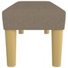 vidaXL Sitzbank Taupe 100x30x30 cm Stoff