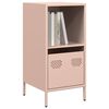 vidaXL Sideboard Rosa 35x39x73,5 cm Kaltgewalzter Stahl