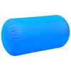 vidaXL Aufblasbare Gymnastik-Rolle mit Pumpe 120x75 cm PVC Blau