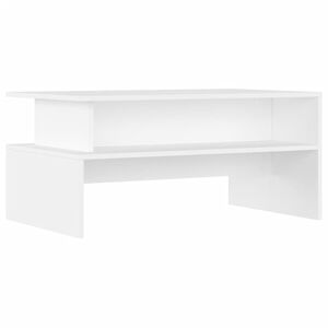 vidaXL Couchtisch Wei&szlig; 90x55x42,5 cm Holzwerkstoff