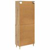 vidaXL Highboard Artisan-Eiche 69,5 x 34 x 180 cm Holzwerkstoff