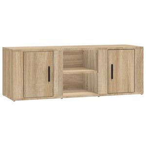 vidaXL TV-Schrank Sonoma-Eiche 100x31,5x35 cm Holzwerkstoff