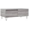vidaXL Couchtisch Grau Sonoma 90x50x36,5 cm Holzwerkstoff