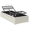 vidaXL Elektrisch verstellbares Bettgestell Wei&szlig; 200 x 100 x 33,5 cm
