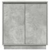 vidaXL LED-Sideboard Beton Grau 71 x 34,5 x 75 cm Holzwerkstoff