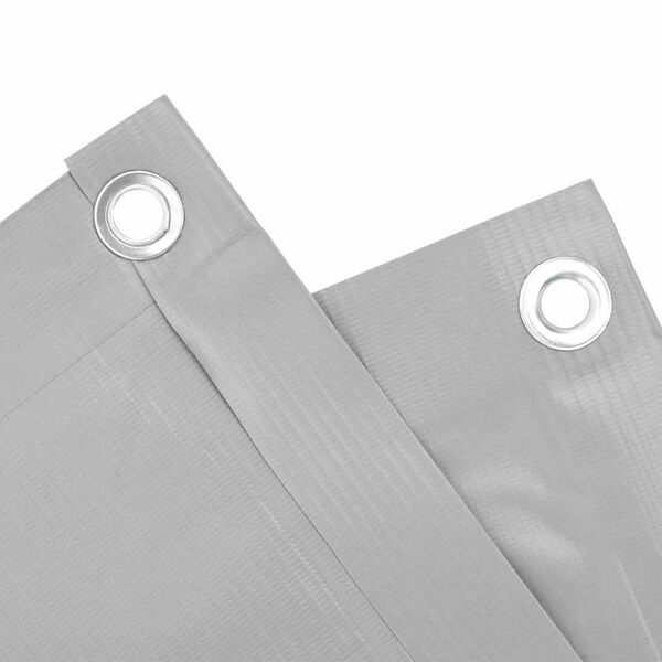 vidaXL Balkon-Sichtschutz Grau 500x75 cm PVC