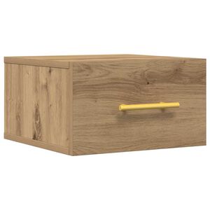 vidaXL Nachttisch 35 x 35 x 20 cm Holzwerkstoff Artisan-Eiche