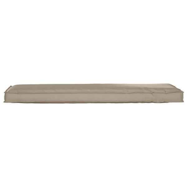 vidaXL Kissen Taupe 140 x 40 x 8 cm Oxford-Stoff