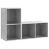 vidaXL TV-Schr&auml;nke 2 Stk. Betongrau 72x35x36,5 cm Holzwerkstoff