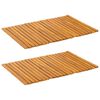 vidaXL Badematte Natur 60 x 40 cm Massivholz Akazie
