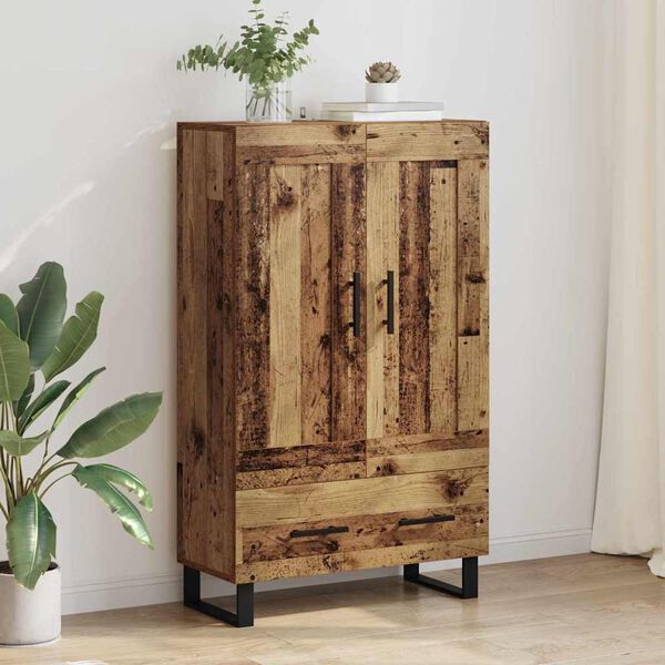 vidaXL Highboard Altholz 69,5 x 31 x 115 cm Holzwerkstoff