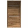 vidaXL Kleiderschrank Artisan-Eiche 100x50x200 cm Holzwerkstoff