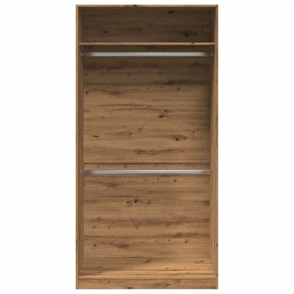vidaXL Kleiderschrank Artisan-Eiche 100x50x200 cm Holzwerkstoff