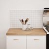 vidaXL K&uuml;chenarbeitsplatte 80x63,5x4 cm Massivholz Eiche Rechteckig