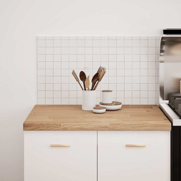 vidaXL K&uuml;chenarbeitsplatte 80x63,5x4 cm Massivholz Eiche Rechteckig