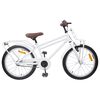 vidaXL Kinderfahrrad 22 Zoll f&uuml;r 7-12 Jahre alt Wei&szlig;