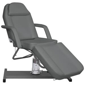 vidaXL Massagetisch Grau 180x62x(87-112) cm