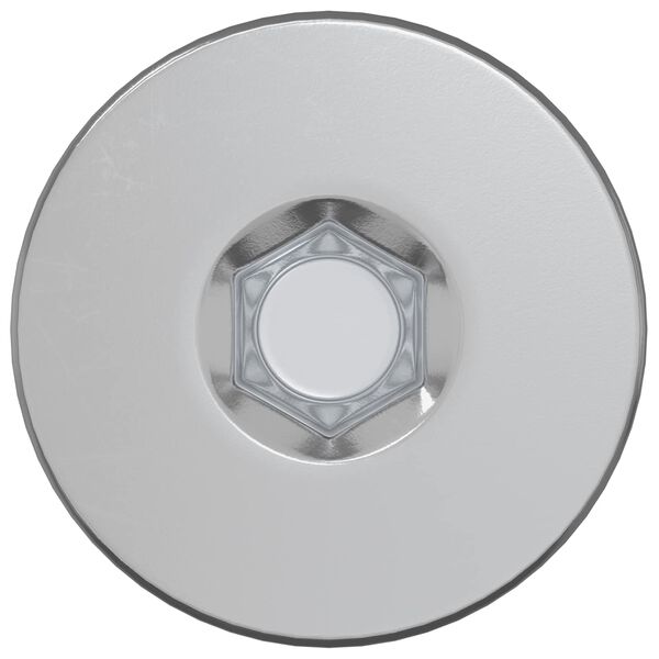 vidaXL Confirmat-Schrauben 2 Stk. Silber &Oslash;5 x 40 mm Metall