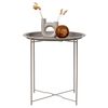 House Nordic Beistelltisch Anne 47 cm Rund Grau Beige