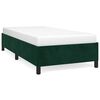 vidaXL Bettgestell ohne Matratze Dunkelgr&uuml;n 90x190 cm Samt