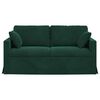 vidaXL Sofa Dunkelgr&uuml;n 158 x 78 x 80 cm Samt