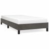 vidaXL Bettgestell ohne Matratze Dunkelgrau 90x200 cm Samt