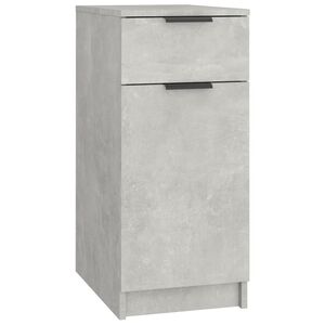vidaXL B&uuml;roschrank Betongrau 33,5x50x75 cm Holzwerkstoff