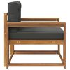 vidaXL Outdoor Mittelsofa Massivholz Akazie Natur