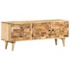 vidaXL TV-Schrank 120x30x45 cm Mangoholz Massiv