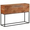 vidaXL Konsolentisch 110x30x75 cm Massivholz Akazie und Eisen