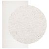 vidaXL Teppich Shaggy Hochflor Modern Creme 60x110 cm