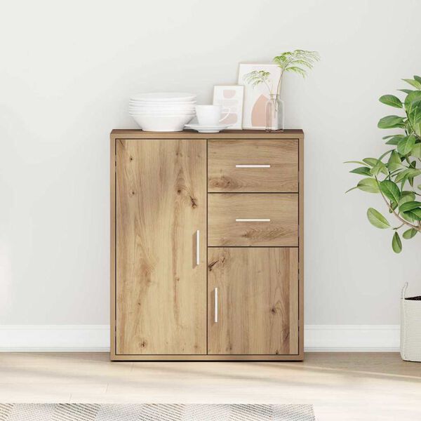 vidaXL Sideboard Artisan-Eiche 60 x 31 x 70 cm Holzwerkstoff